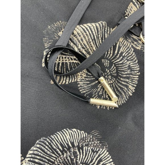 White House Black Market Sleeveless Nautilus Seashell Print Top Blouse Size S - Picture 12 of 14